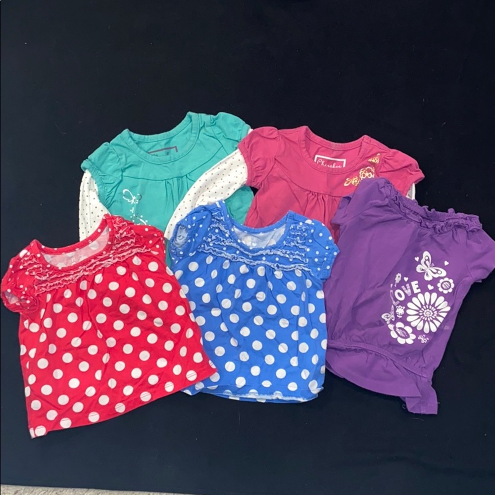 Baby girls tops bundle